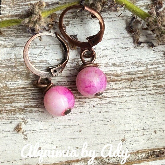 Alquimia  Earrings Elegant Accessories agate - Picture 1 of 1